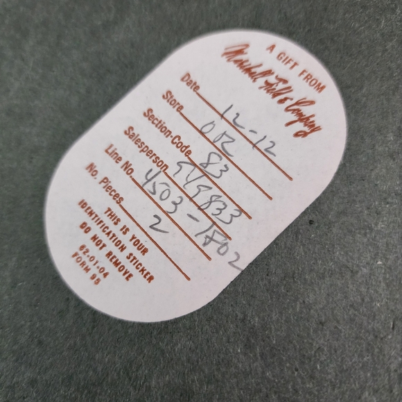 Marshall Fields Store Christmas Box Vintage - Picture 9 of 10